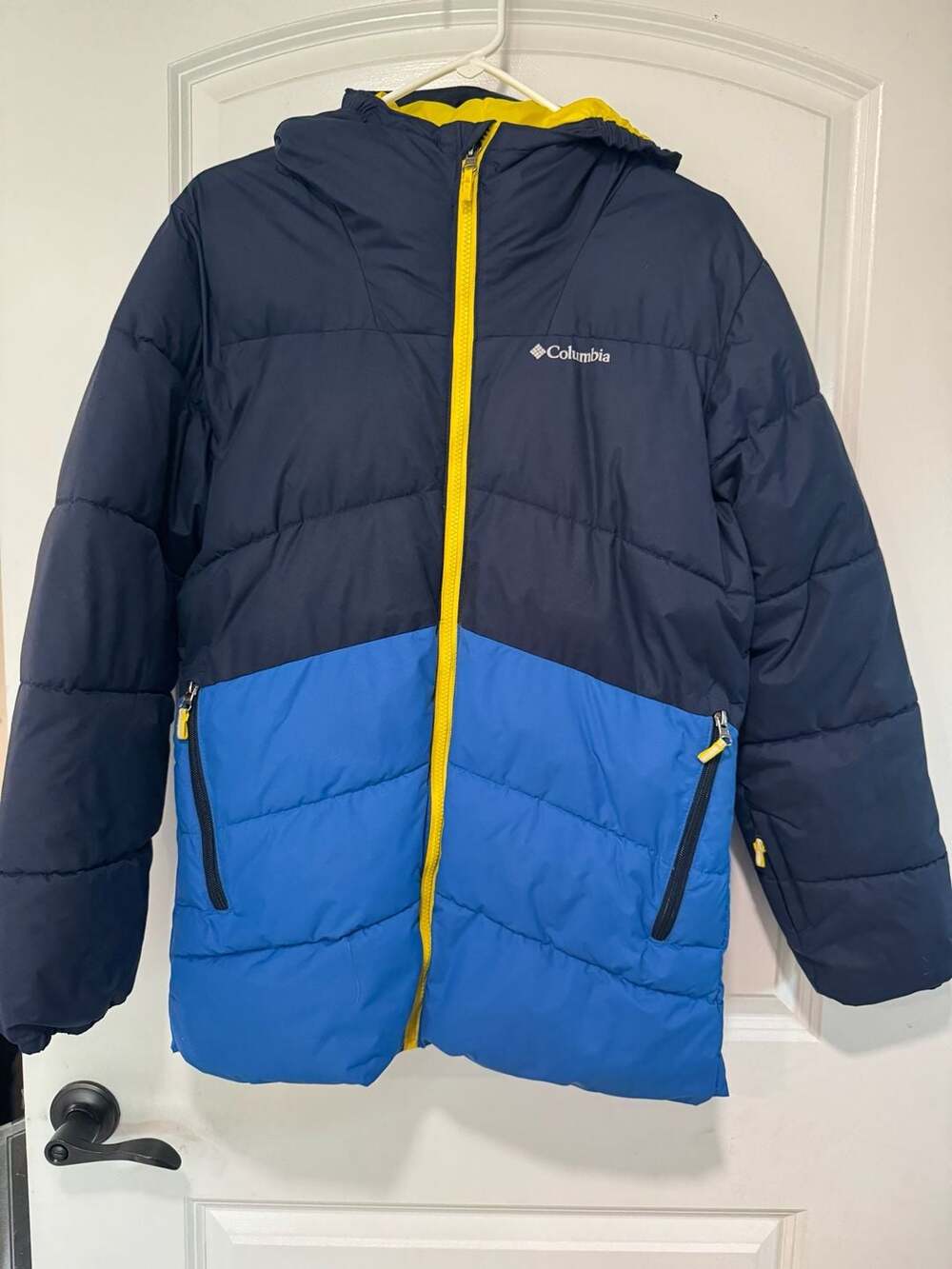 Columbia Arctic Blast II Puffer Jacket Ski Snow Winter Colorblock Youth XL 18/20